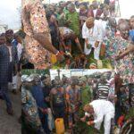 Owo church massacre: Olowo of Owo joins Ogun worshippers to invoke curses on perpetrators (photos/video)